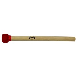Mailloche de surdo bois 35cm (3°) - Rouge